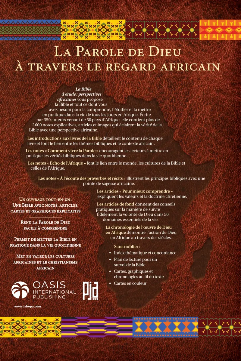 BIBLE D'ETUDE NBS (LA) - PERSPECTIVES AFRICAINES