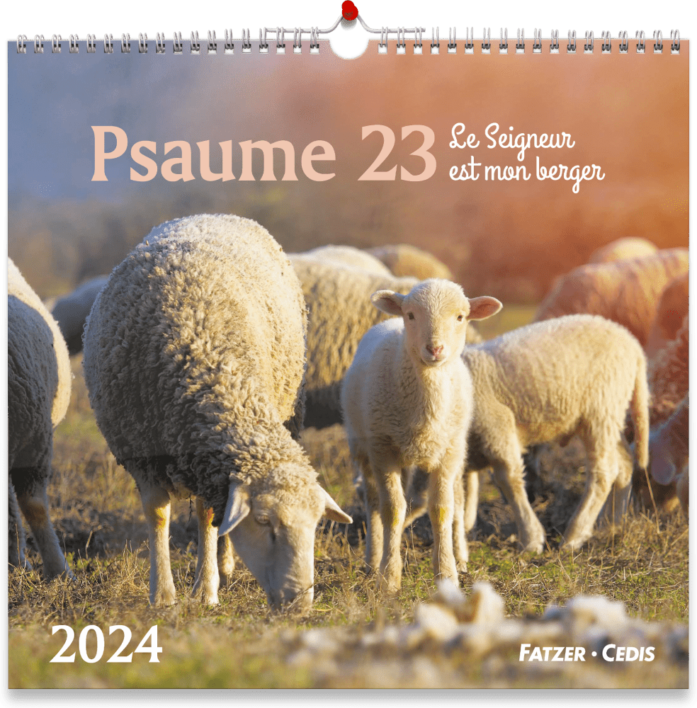 CALENDRIER CED PSAUMES 23 GRAND FORMAT