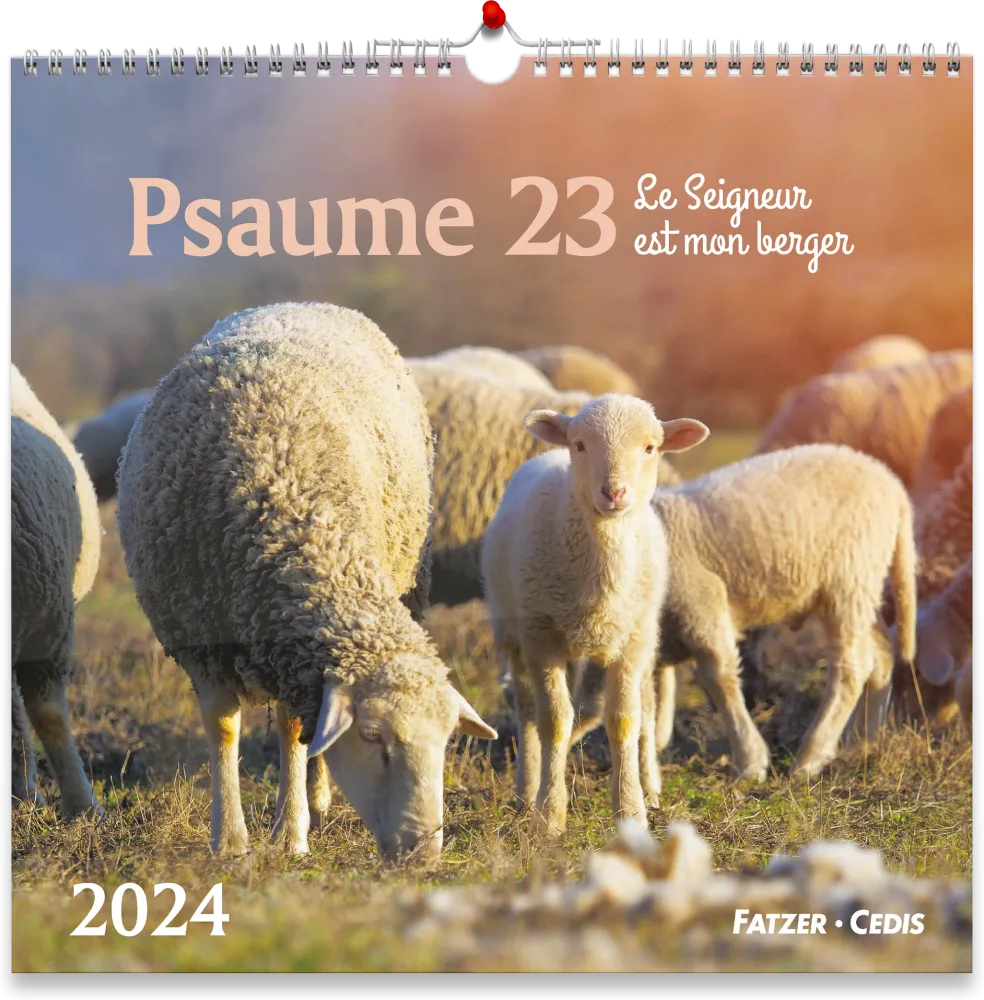 CALENDRIER CED PSAUMES 23 GRAND FORMAT