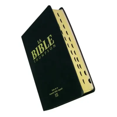 BIBLE THOMPSON NBS SOUPLE VINYL NOIR TR. OR ONGLETS
