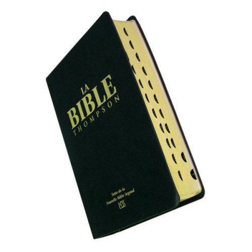 BIBLE THOMPSON NBS SOUPLE VINYL NOIR TR. OR ONGLETS