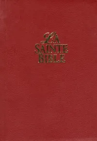 BIBLE SEGOND VIDA BROCHEE GRENAT PAROLES DE JESUS EN ROUGE