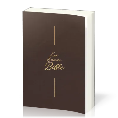 BIBLE SEGOND 1910 GROS CARACTERES SOUPLE BRUN