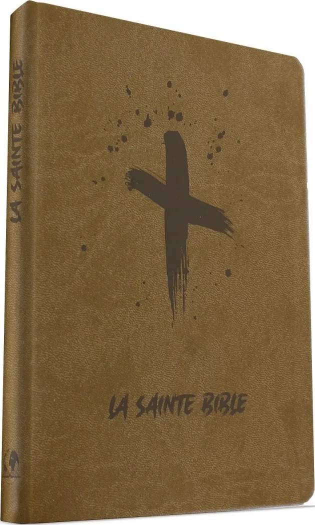 BIBLE SEGOND ESAIE 55 SOUPLE BEIGE MOTIF CROIX - 988