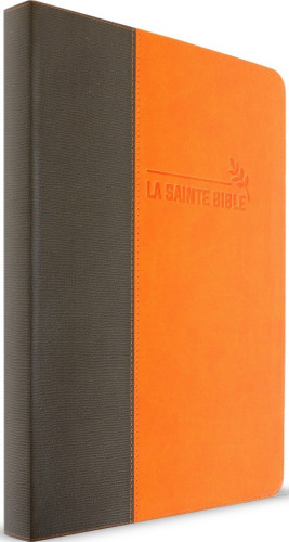 BIBLE SEGOND ESAIE 55 CONFORT SOUPLE DUO ORANGE/GRIS FERM. ECLAIR - 928