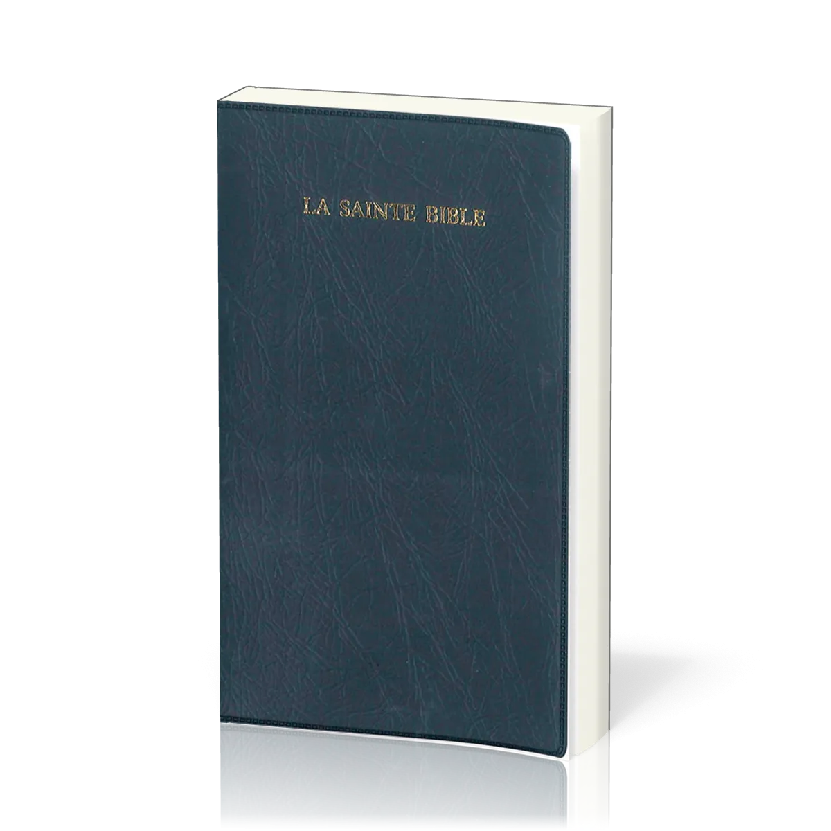 BIBLE SEGOND 1910 SOUPLE MARINE AVEC ONGLETS