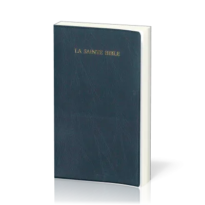 BIBLE SEGOND 1910 SOUPLE MARINE AVEC ONGLETS