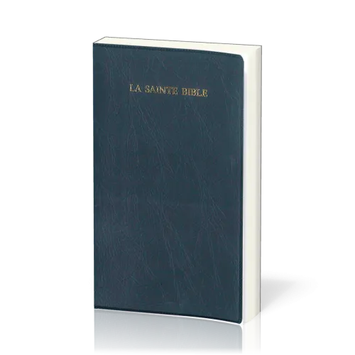 BIBLE SEGOND 1910 SOUPLE MARINE AVEC ONGLETS
