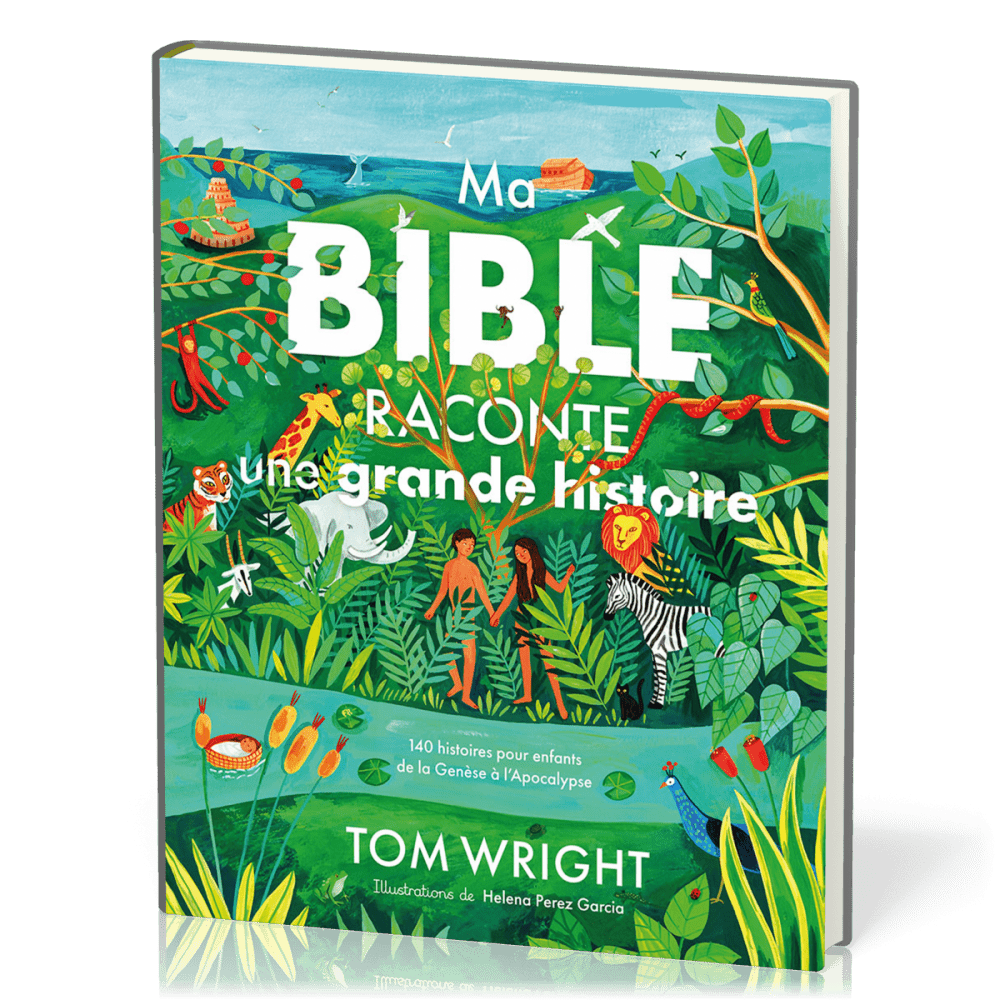 MA BIBLE RACONTE UNE GRANDE HISTOIRE - 140 HISTOIRES POUR ENFANTS DE LA GENESE A L'APOCALYPSE