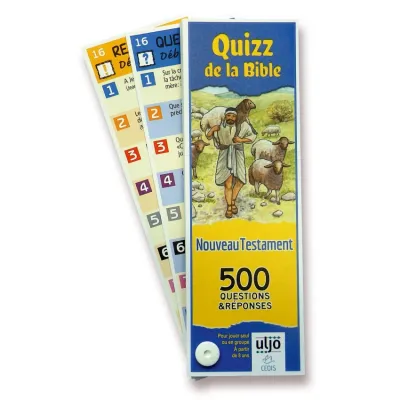 QUIZZ DE LA BIBLE NOUVEAU TESTAMENT - 500 QUESTIONS ET REPONSES