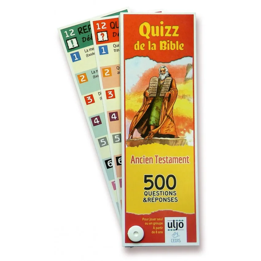 QUIZZ DE POCHE ANCIEN TESTAMENT - 500 QUESTIONS ET REPONSES