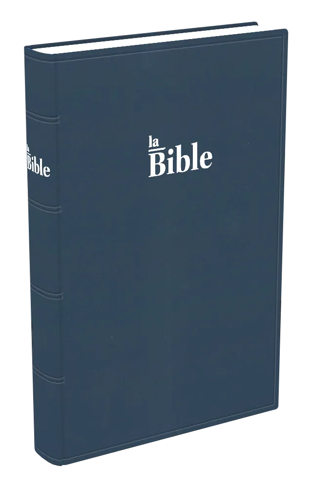 BIBLE DARBY GRAND SOUPLE BLEU