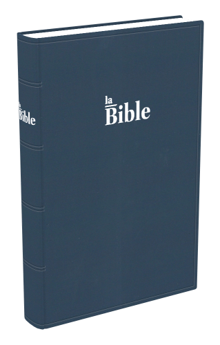 BIBLE DARBY GRAND SOUPLE BLEU