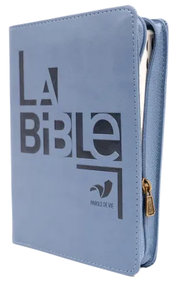 BIBLE PAROLE DE VIE COMPACT SOUPLE FERMETURE ECLAIR ONGLETS
