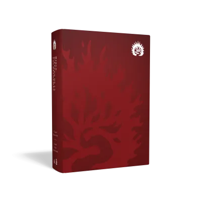 BIBLE COLOMBE D'ETUDE DE LA FOI REFORMEE RIGIDE POURPRE