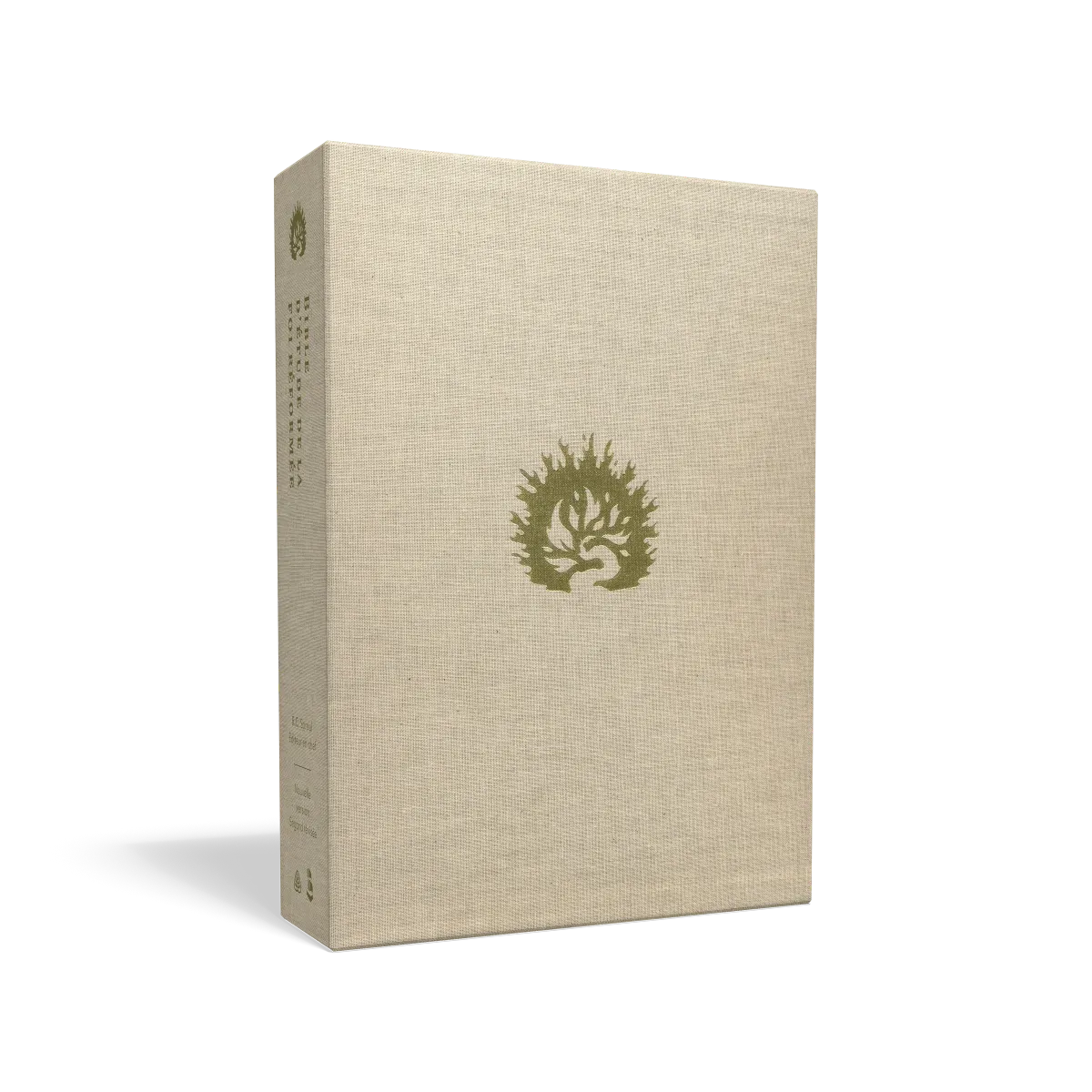 BIBLE COLOMBE D'ETUDE DE LA FOI REFORMEE SOUPLE SIMILICUIR ANTHRACITE