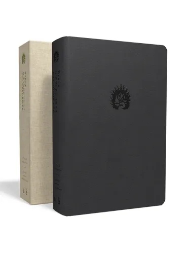 BIBLE COLOMBE D'ETUDE DE LA FOI REFORMEE SOUPLE SIMILICUIR ANTHRACITE