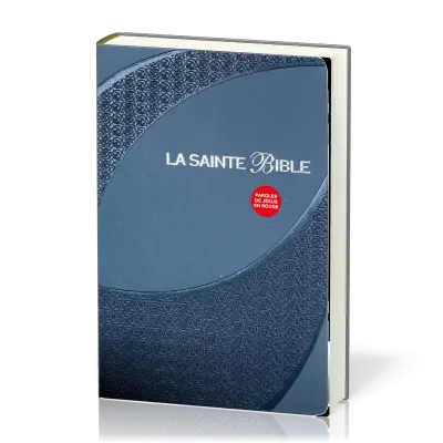 BIBLE SEGOND 1910 SOUPLE SIMILICUIR GRISE TRANCHE ARGENT ONGLETS