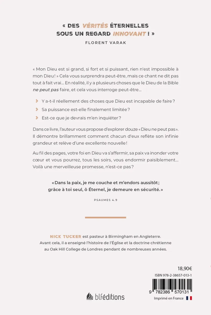 12 CHOSES QUE DIEU NE PEUT PAS FAIRE - ET COMMENT ELLES VOUS AIDERONT A MIEUX DORMIR