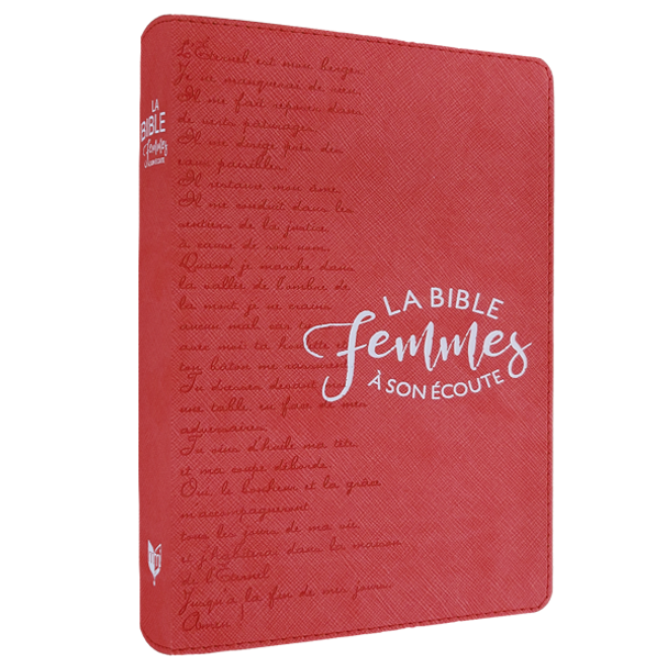 BIBLE SEGOND 1910 FEMMES A SON ECOUTE SOUPLE CORAIL - NOUVLLE EDITION