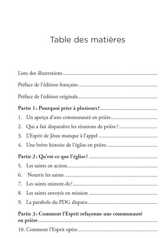 EGLISE EN PRIERE (UNE)