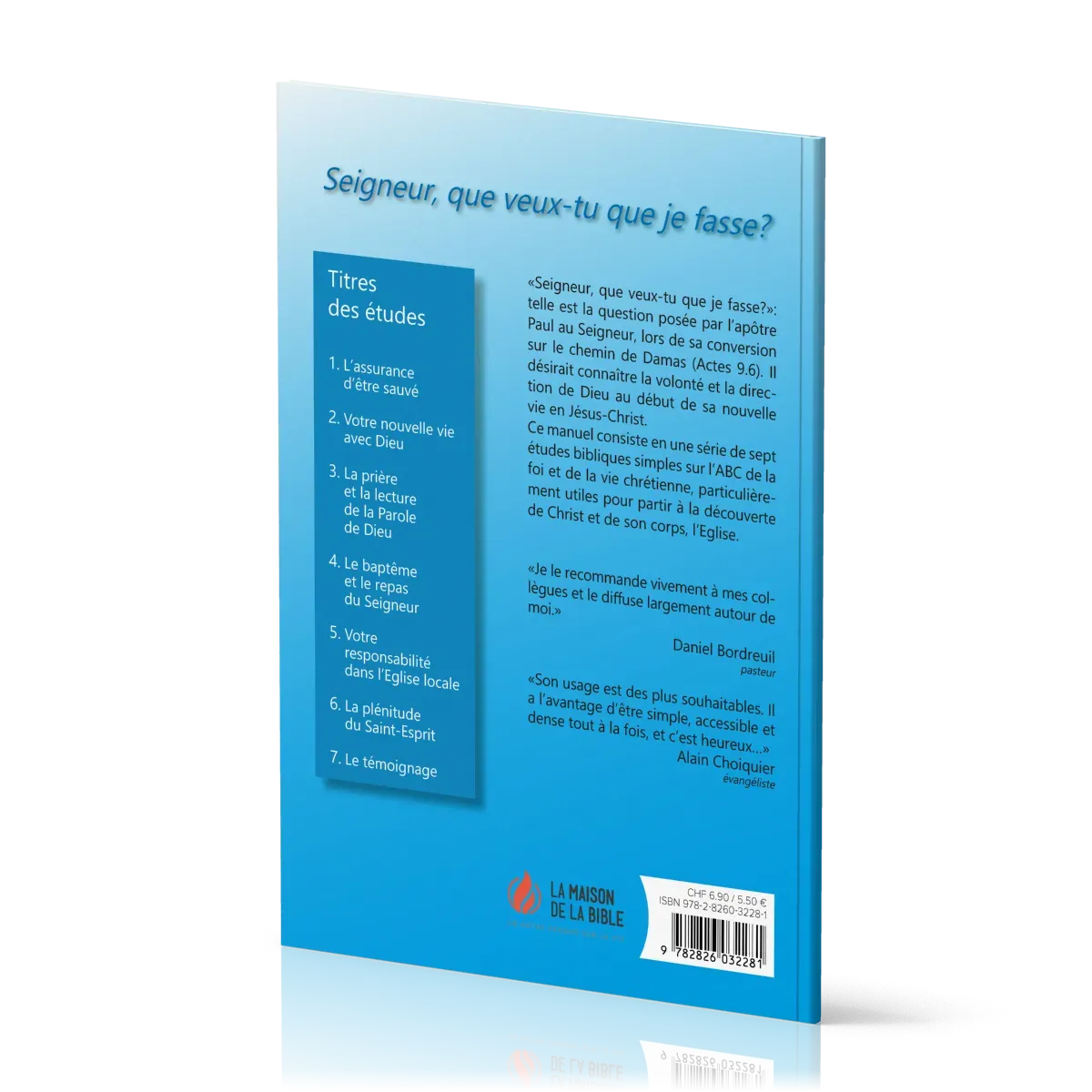 SEIGNEUR QUE VEUX-TU QUE JE FASSE