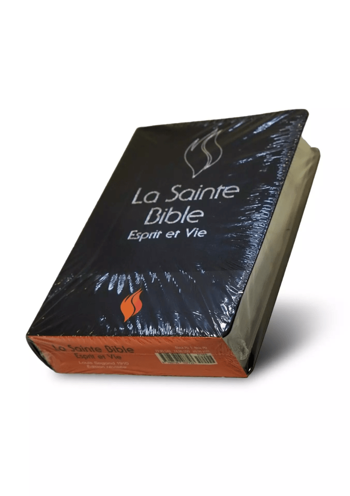 BIBLE SEGOND 1910 ESPRIT ET VIE SOUPLE SIMILICUIR NOIR