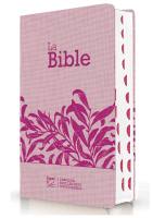 BIBLE SEGOND 21 COMPACTE "PREMIUM STYLE" SOUPLE TOILE ROSE AVEC ONGLETS