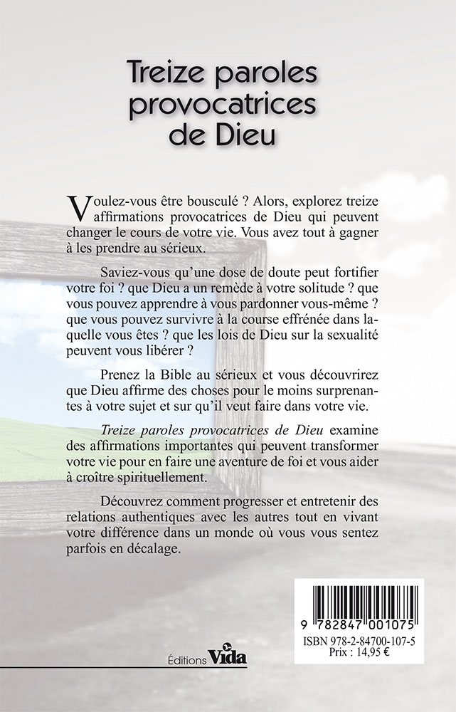 TREIZE PAROLES PROVOCATRICES DE DIEU