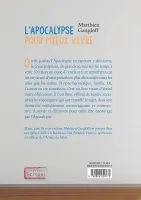 APOCALYPSE POUR MIEUX VIVRE (L’) - A L’ATTENTION DES NON-SPECIALISTES QUI VEULENT COMPRENDRE UN PEU