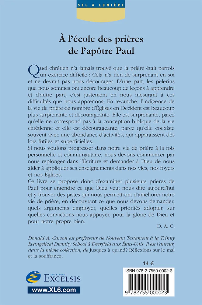 PRIERE RENOUVELEE (LA)