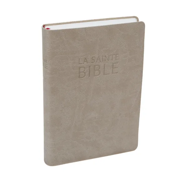 BIBLE DARBY ROLLE GRAND FORMAT SOUPLE PU BEIGE