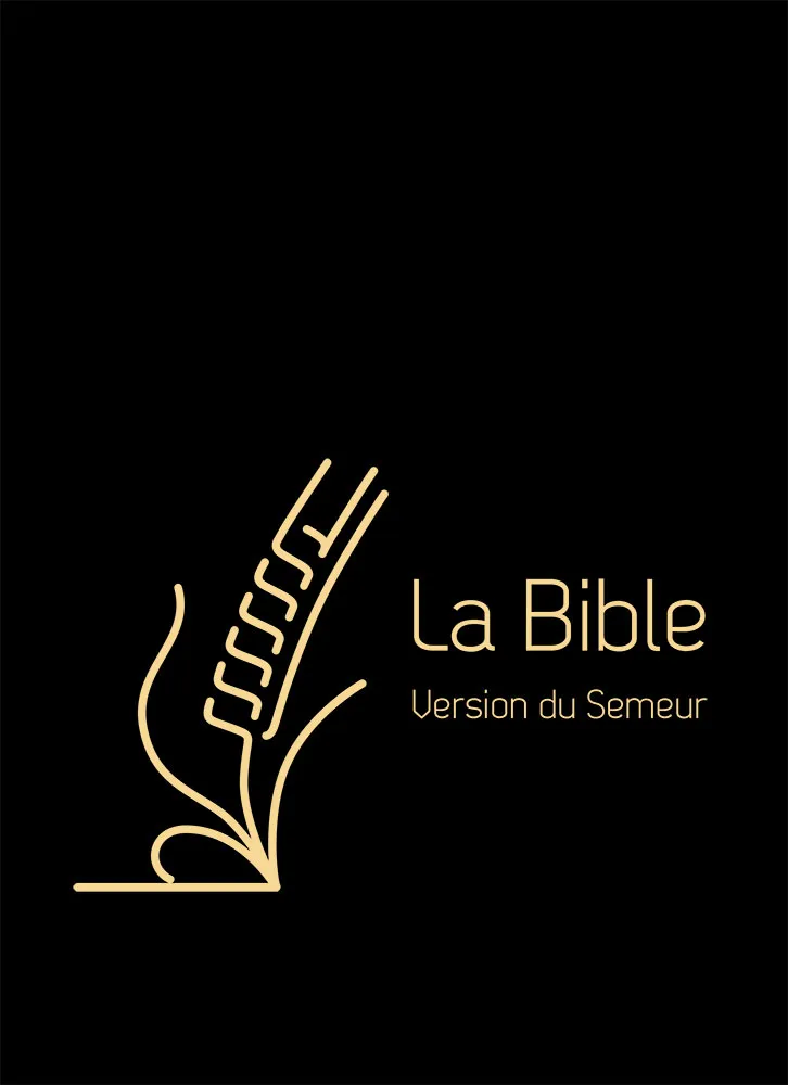 BIBLE SEMEUR 2015 GROS CARACTERES SEMI SOUPLE TEXTILE NOIR