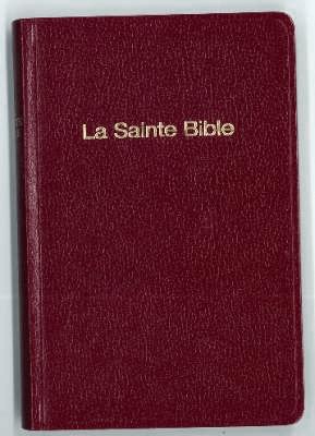 BIBLE DARBY MOYEN SKIVERTEX GRENAT TR. BLANCHE