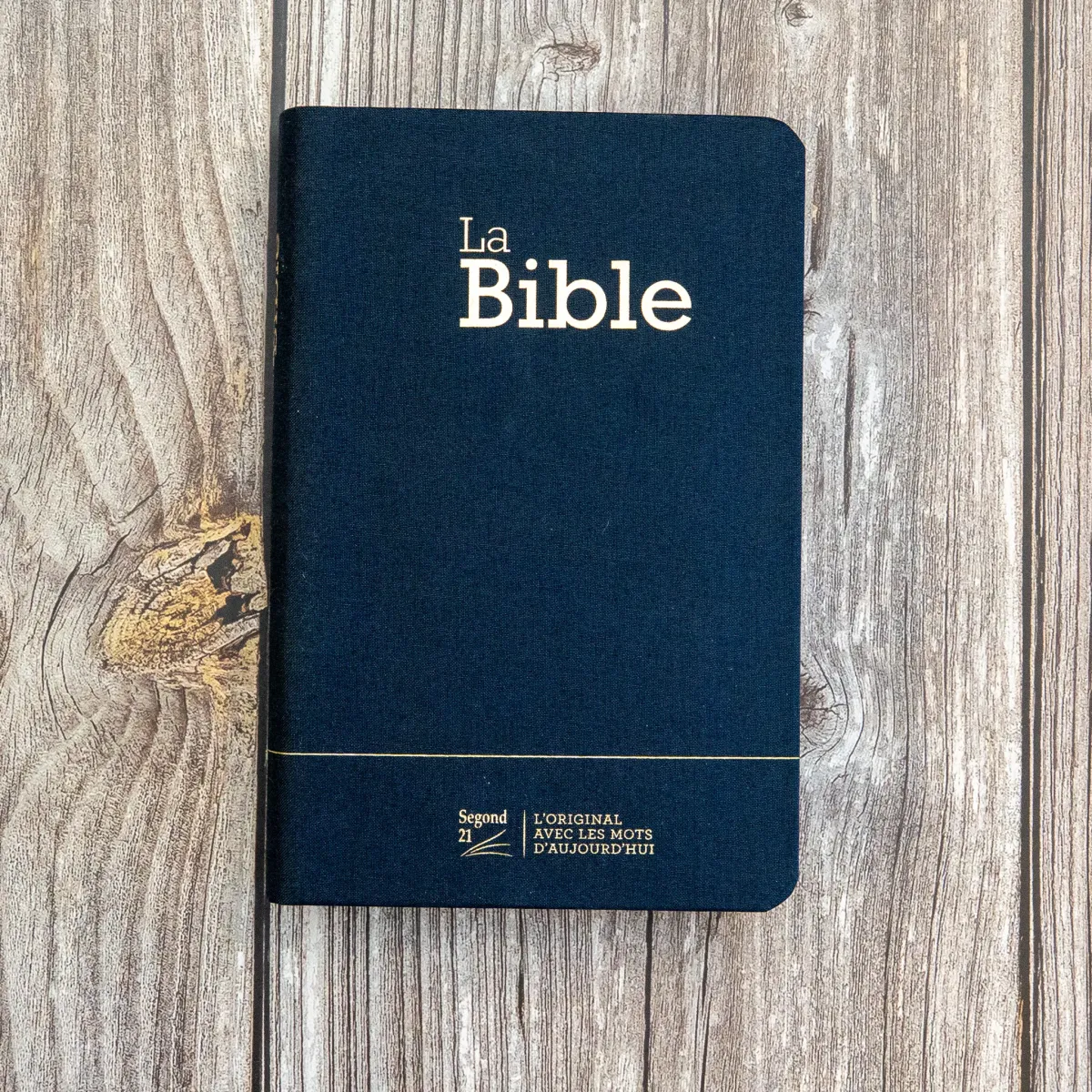 BIBLE SEGOND 21 COMPACTE SOUPLE TOILE ANTHRACITE