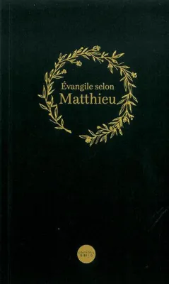 EVANGILE MATTHIEU NOUVELLE FR. COURANT NOIR