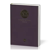 BIBLE NBS ETUDE SOUPLE SIMILICUIR PRUNE ETUI SOUPLE 2 MARQUES PAGE