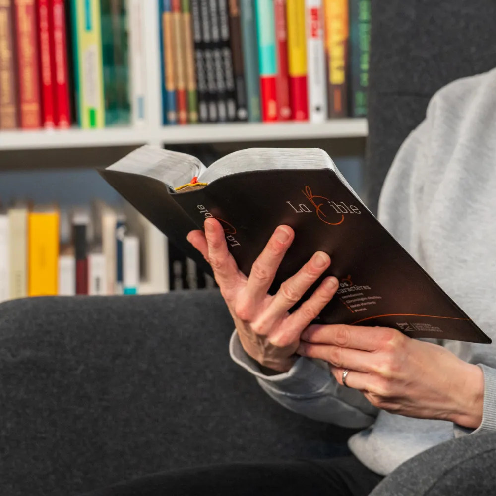 BIBLE SEGOND 21 GROS CARACTERES SOUPLE FIBROCUIR NOIR