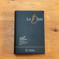 BIBLE SEGOND 21 GROS CARACTERES SOUPLE FIBROCUIR NOIR
