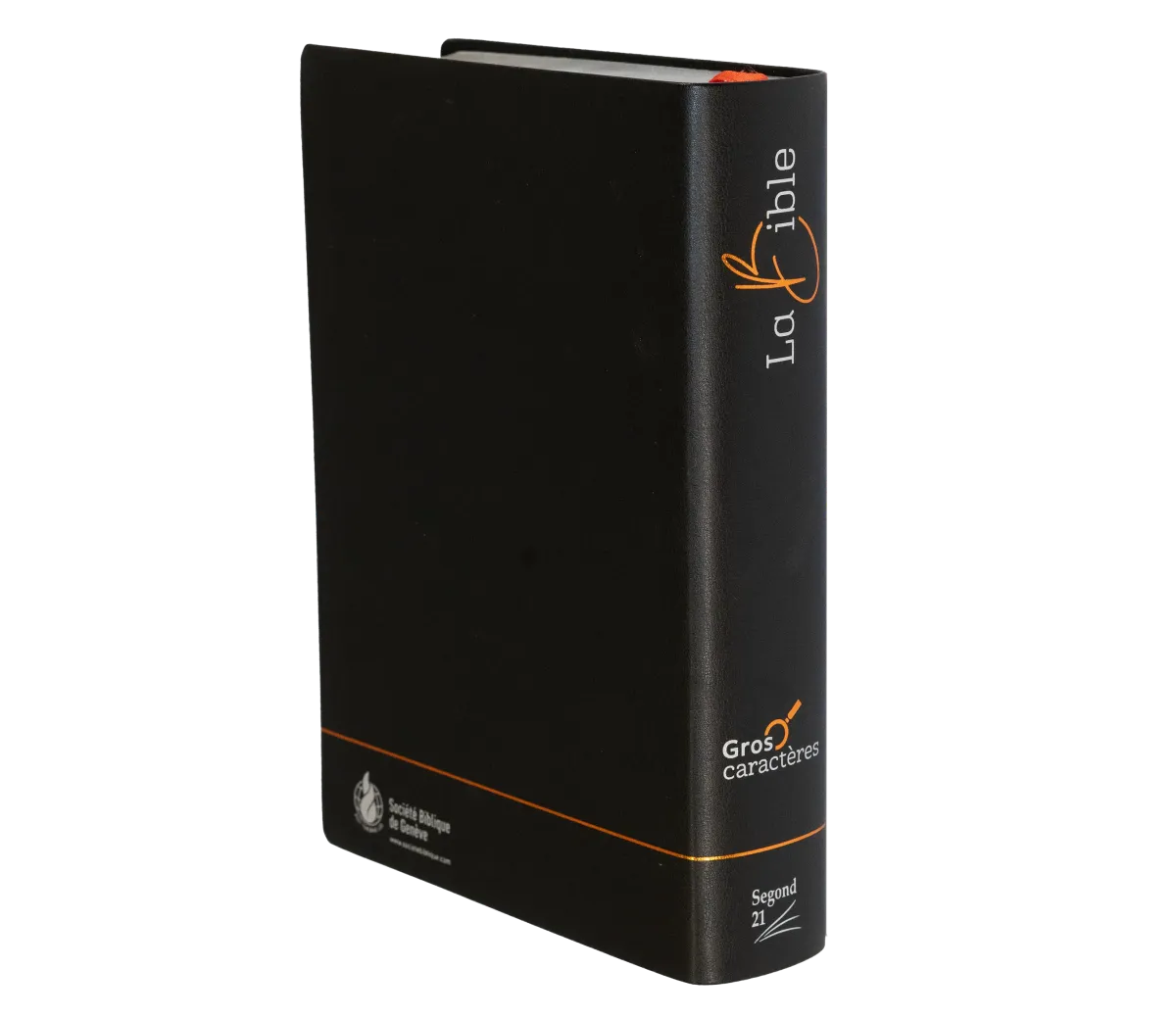 BIBLE SEGOND 21 GROS CARACTERES SOUPLE FIBROCUIR NOIR