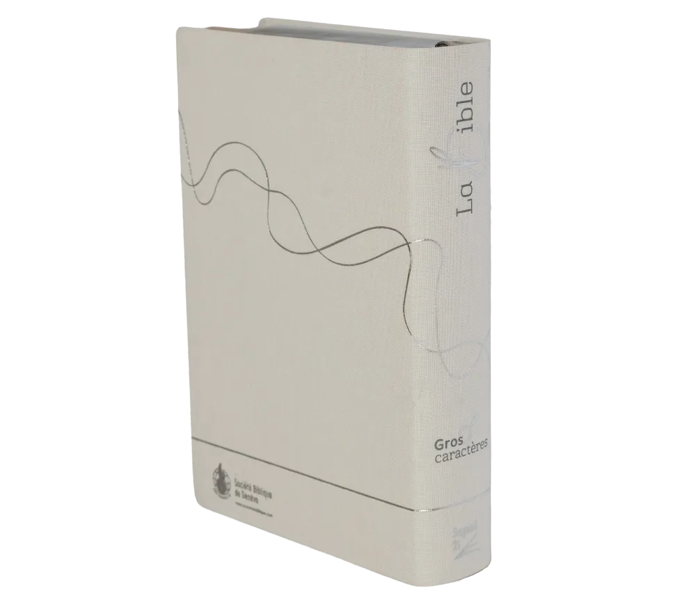 BIBLE SEGOND 21 GROS CARACTERES SOUPLE TOILE BLANCHE