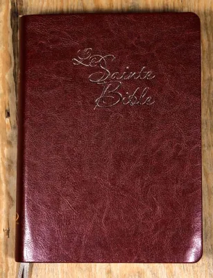 BIBLE SEGOND 1910 GROS CARACTERES MARRON TR. OR ONGLETS