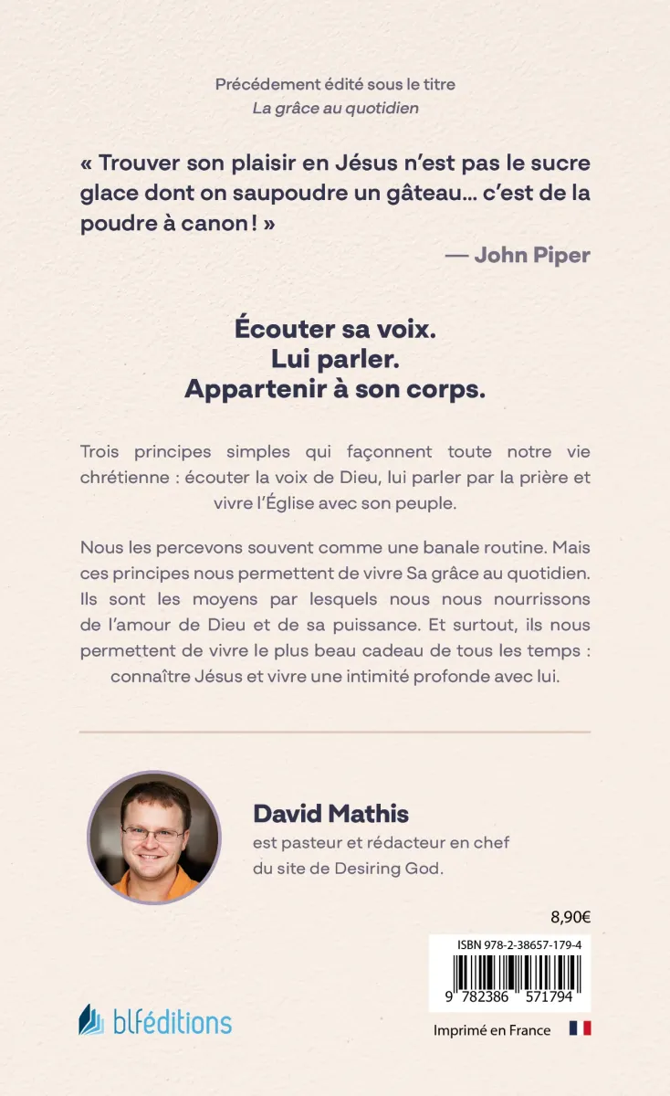 TROUVER SA JOIE EN DIEU - POCHE - 3 HABITUDES SPIRITUELLES POUR NOURRIR VOTRE FOI