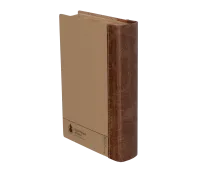 BIBLE SEGOND 21 COMPACTE "PREMIUM STYLE" SEMI RIGIDE DUO CUIR PRALINE CHOCOLAT - TRANCHES DOREES