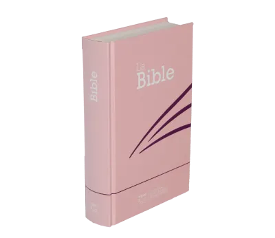 BIBLE SEGOND 21 COMPACTE RIGIDE SKIVERTEX ROSE GUIMAUVE - NOUVEAU PAPIER