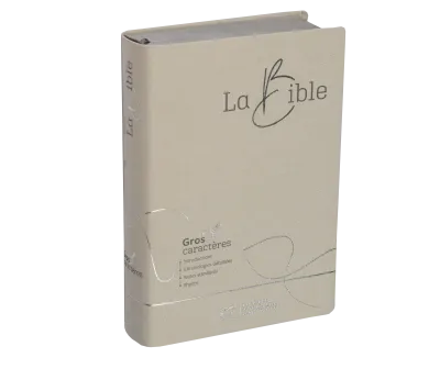 BIBLE SEGOND 21 GROS CARACTERES SOUPLE TOILE BLANCHE