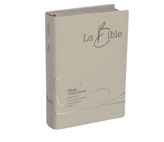 BIBLE SEGOND 21 GROS CARACTERES SOUPLE TOILE BLANCHE