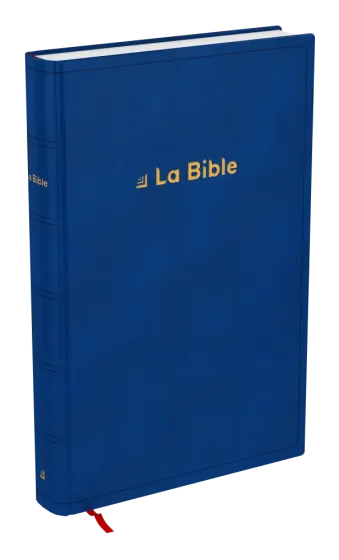 BIBLE DARBY REVISEE GRAND FORMAT RIGIDE BLEU