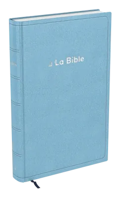 BIBLE DARBY REVISEE GRAND FORMAT SOUPLE BLEU CLAIR