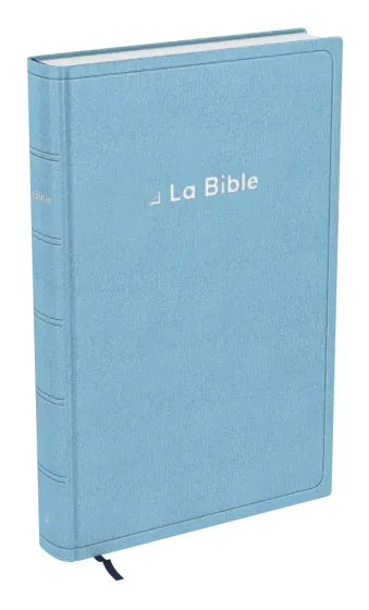 BIBLE DARBY REVISEE GRAND FORMAT SOUPLE BLEU CLAIR